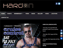 Tablet Screenshot of hardonclub.co.uk